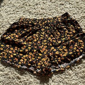 Flower print shorts